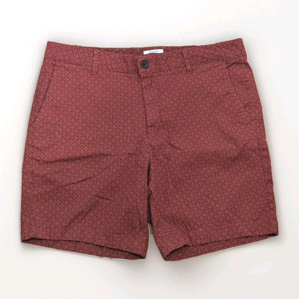 Dark Academia Burgundy Chino Shorts Retro Preppy Streetwear Ben Sherman 36